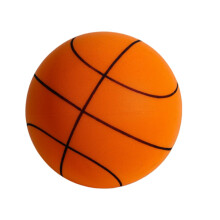 Silent Basketball 18/21/24 cm Indoor Quiet Dribbling PU Ball With Mesh Pocket For Training And Leisure
