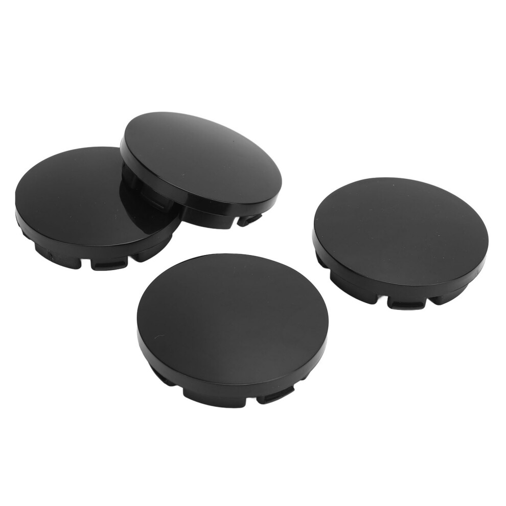 Universal 56Mm Car Wheel Hub Caps 4Pcs Durable Rim Protection Black 4911337693253
