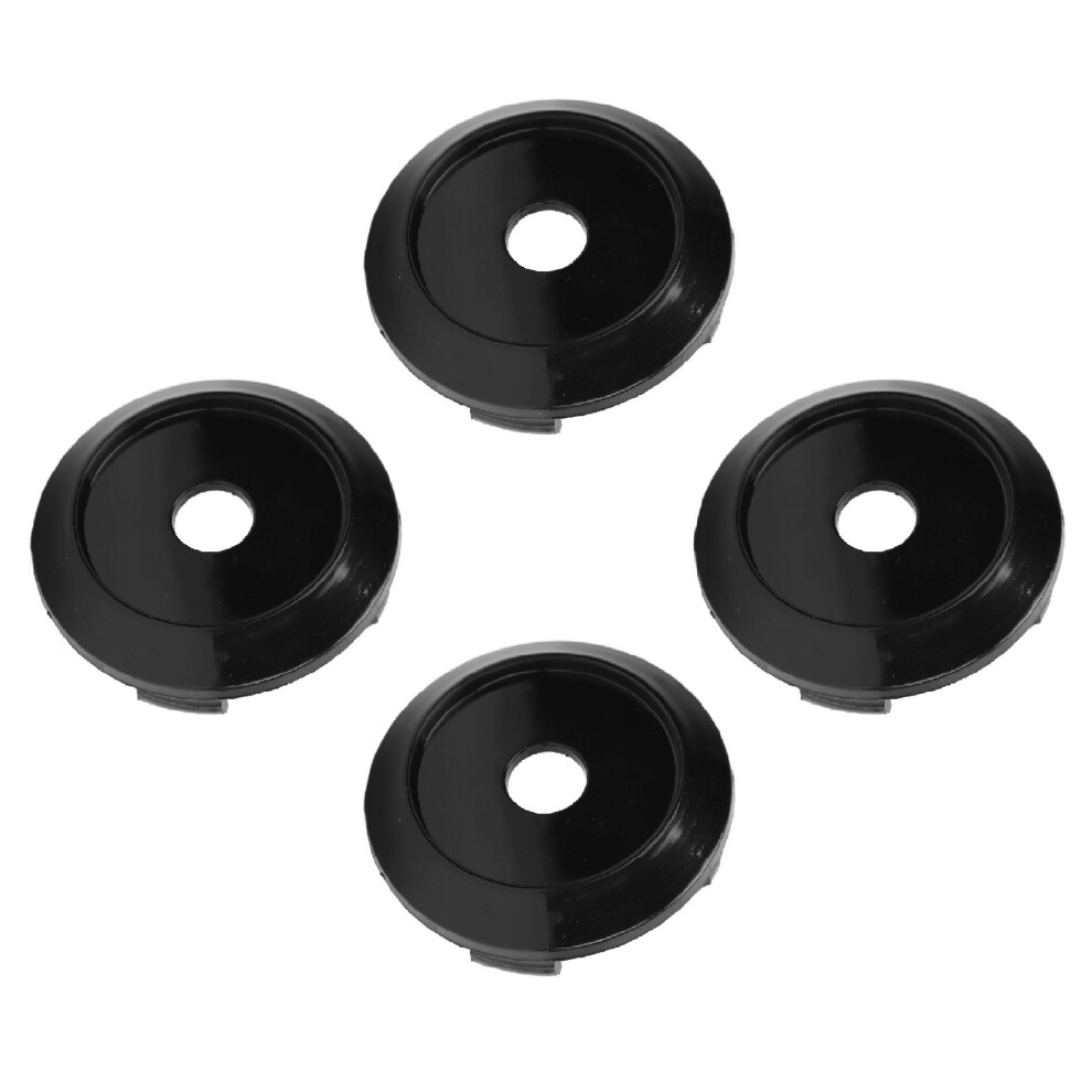64Mm 4Pcs Car Wheel Hub Cover Rust Proof Universal Rim Center Cap Black 4601337693178
