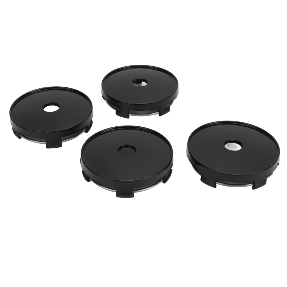 4Pcs 60Mm Wheel Center Hub Caps Impact-Resistant Fit For Cars Black 4921337693221