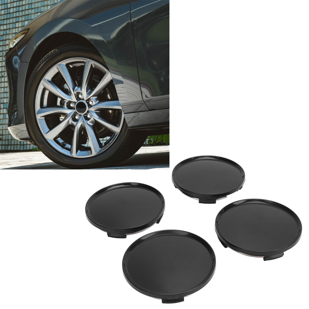 Stylish 63Mm Car Rim Center Caps - Impact Proof With Metal Fastening 8251337693218