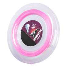 0,72 mm 200 m Badminton-Schlägergarn Nylon Badminton-Trainingsschläger-Saiten Linie BX 650 Pink