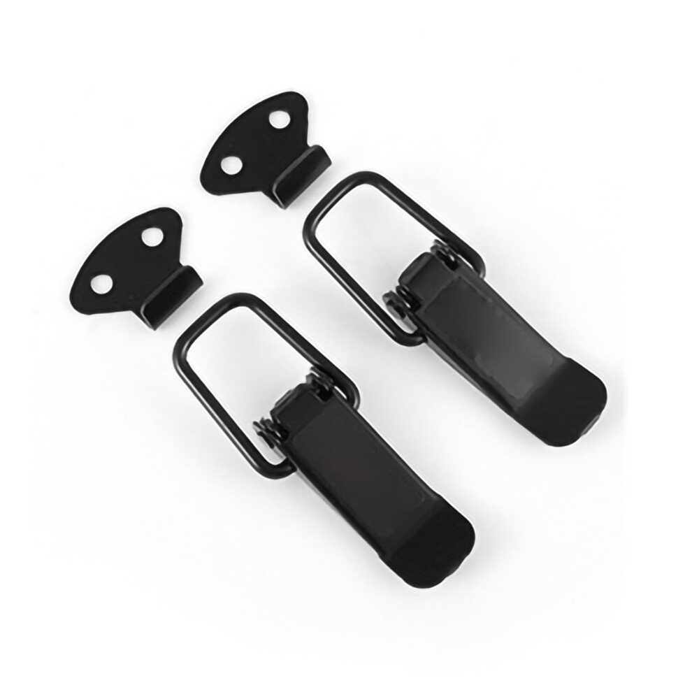 Pair Car Bumpers Trunk Hatch Lid Quick Release Black 9121376290787