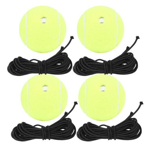 4Pcs/Set High Elastic Tennis Ball with Rubber Band 2