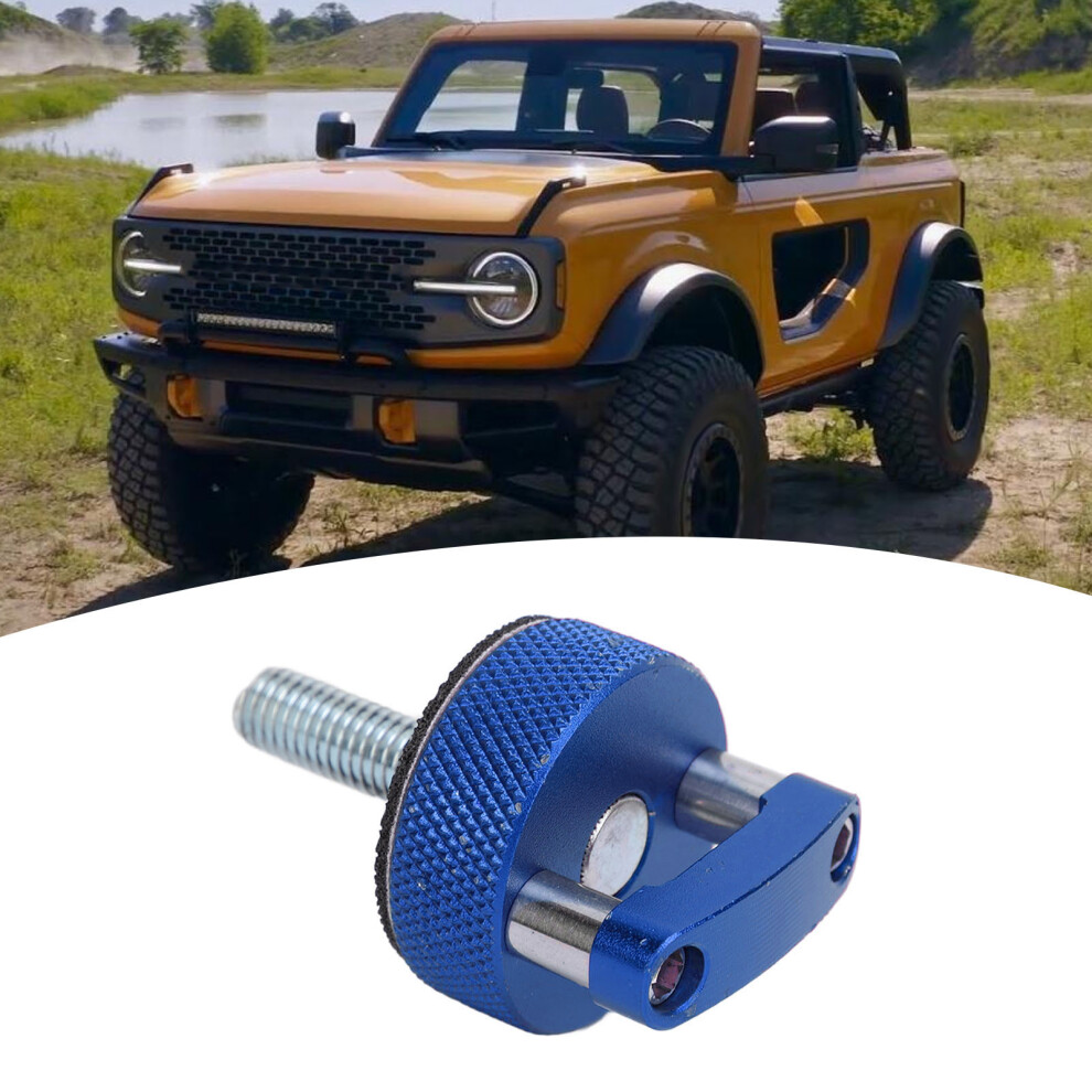 Durable Blue M8 1.25 Thumb Screws For Bronco 2Dr/4Dr 2021+ 3401337695254