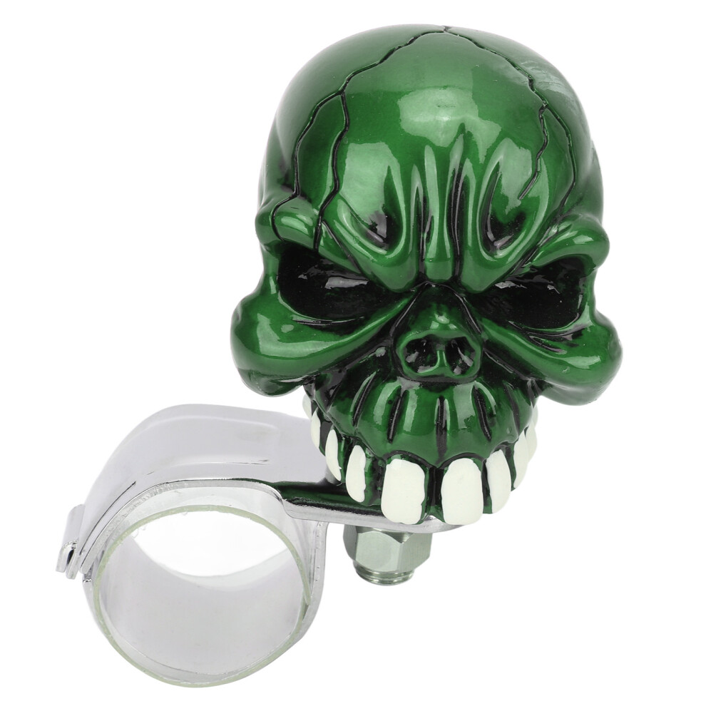 Steering Wheel Spinner Knob Skull Shape Universal 9121376290992