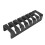Acrylic 2Pcs Cap Holder Stand, 7 Hats Capacity, Black, Compact 10