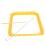Weaving Loom Kit Yellow Metal 18 Teeth Square 5