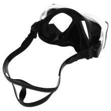 Taucherbrille Wasserdicht Antibeschlag UV-Schutz Gehärtetes Glas Schnorchelbrille für Erwachsene Männer Frauen Weiß