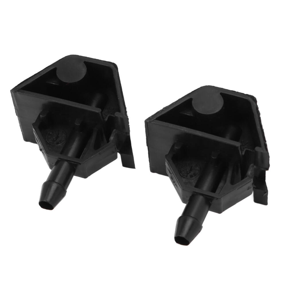 Pair Of Front Windshield Washer Nozzle 28932ÂJd000 Black 9121376291616