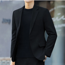 (S)Autumn Winter Men's Suit Blazer Slim Fit Casual Formal Clothing