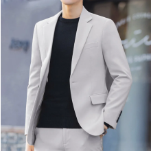 (S)Autumn Winter Men's Suit Blazer Slim Fit Casual Formal Clothing
