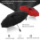 Golf Umbrella Large Windproof Automatic Open Oversized Double-Canopy Ventilated 59-Inch Red Stick Umbrella 3