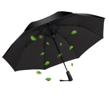 Folding Golf Umbrella With Fan 2023 UV50 Sun Protection Air Cooling Electric Battery USB Parasol Black