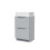 NES Home Nes Home 500mm Matte Grey Bathroom Vanity Unit, Worktop With Square Bowl Basin 6
