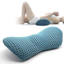 Lumbar Pillow And Lordose Pillow, Orthopedic Sleeping Pillow Lordosis Support Bed Pillow, with Memory Foam, Universal Pillow for Home Sofa Bed Office
