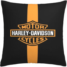 Throw Pillow Covers Harley Davidson Warm and Soft Cushion Cover for Decorative Pillowcases in Bed Sofa Outdoor Pillow (H-328)