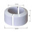 High Split Two-Piece White WC Toilet Rosette Soil Pipe Connection Collar Cover 110mm 1