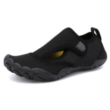 (HY-A028-Black, Eur 30) Kid Barefoot Shoes Quick Dry Aqua Shoes Non-slip Summer Beach Slipper Children Sneaker Swimming Slippers Surfing Wading Footwear