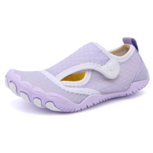 (HY-A028-Purple, Eur 35) Kid Barefoot Shoes Quick Dry Aqua Shoes Non-slip Summer Beach Slipper Children Sneaker Swimming Slippers Surfing Wading Footwear