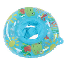 Kinder Schwimmreifen Wasserdicht Doppelgriff Einfaches Greifen Baby-Schwimmring Schwimmsitz Schwimmer für Badewanne und Pool Frosch-Design
