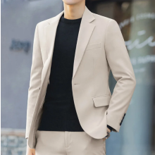 (L)Autumn Winter Men's Suit Blazer Slim Fit Casual Formal Clothing