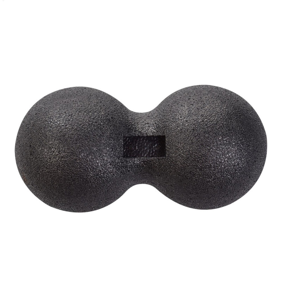 Fascia Massage Ball Double Ball Rehab Training Ball Muscle Recovery Trigger Point Light Deep Tissue Ball Black 16 CM