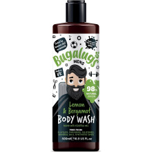 (Lemon & Bergamot  Body Wash) BUGALUGS Mens Shower Gel Natural Body Wash for Men