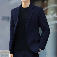 (4XL)Autumn Winter Men's Suit Blazer Slim Fit Casual Formal Clothing