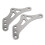 Motorcycle Rear Lowering Links Kit Adjustable 3 7