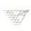Equal Distance Measuring Ruler Stainless Steel 10