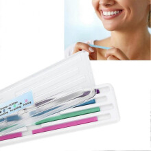 Tooth Sandpaper, 60 Pcs/Pack Dental Sanding Strips Teeth Polishing Finishing Gloss Contouring Tools Kit Resistant Deep Cleaning Oral Hygiene, Care Aid