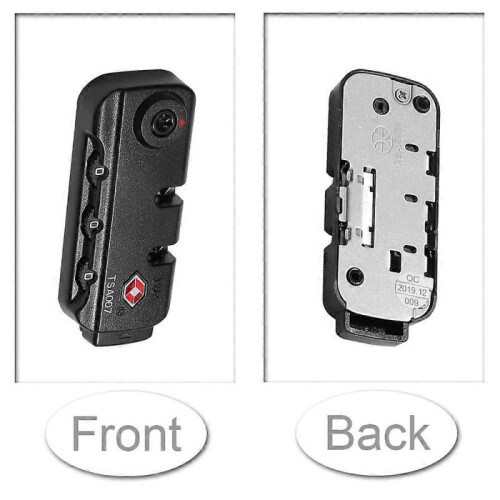 Customs Lock TSA007 Approved Zipper Bags Fixed Lock 3 Digit Luggage Lock for Luggage Suitcase 1