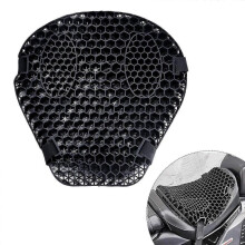 Moto 3d Honeycomb Shock,honeycomb Cushion Cover,universal Motorcycle Decompression Thickened Seat Cushion Gel Breathable Pad Accessories