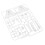 5 Pack Transparent Action Figure Stand Set for 1/144 Models, Easy Assemble 12