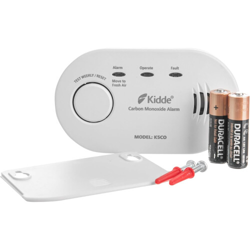 KIDDE Kidde 5CO Carbon Monoxide Alarm with Batteries, 10 Year Sensor Life 1