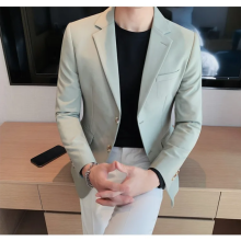 (5XL)Autumn Winter Men's Suit Blazer Slim Fit Casual Formal Clothing
