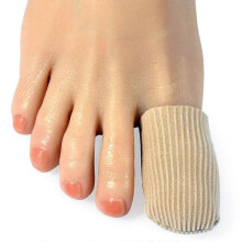 Gel Toe Caps,4 Pcs/Pack for Big Toes, Toe Covers,Toe Protectors (Brown)