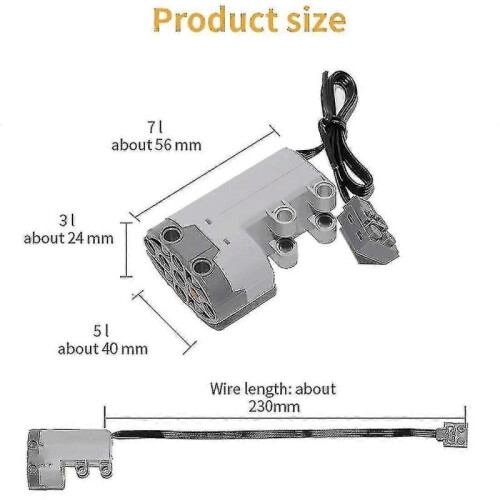 (88004) For Lego Technic Power Functions Parts Servo Motor Remote Battery Switch Box Kb 1
