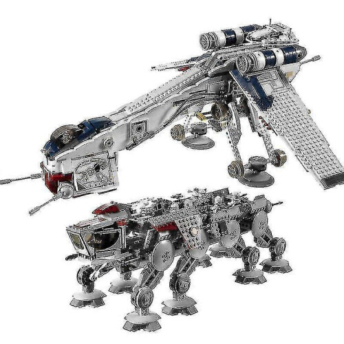 1788pcs Star Battle At-ot Walker Republic Dropship Starfighter Space W []