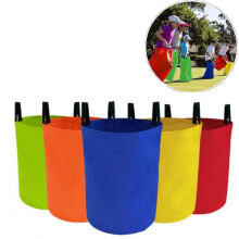 (Kids, Orange) Kids Adult Hop Sacks, Sack Race Outdoor Play Set For Parties Sports Festivals, Birthday Games Party Set