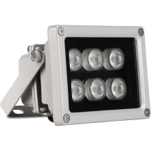 Infrared Illuminator, 850nm 6 Leds 90 Degree Wide Angle Ir Illuminator for Night Vision,waterproof Led Infrared Light for Ip Camera,cctv Security Came