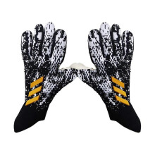 (8, Black) Goalkeeper Gloves, Soccer Gloves With Double Wrist Protection And Non-slip