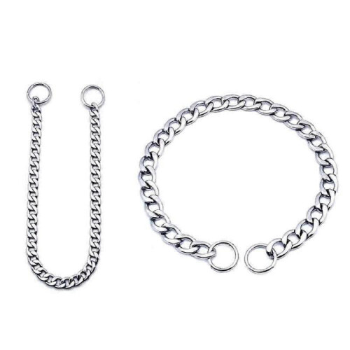 (65cm) Dog Chain Collars Strong Metal Dog Choker/ Iron  No Pull Pet Collar Chain 1