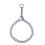 (65cm) Dog Chain Collars Strong Metal Dog Choker/ Iron  No Pull Pet Collar Chain 4
