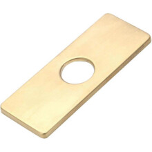 (gold) Kitchen Sink Hole Plate For Bathroom Faucet, Basin, Faucet Escutcheon, Gray