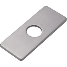 (black) Kitchen Sink Hole Plate For Bathroom Faucet, Basin, Faucet Escutcheon, Gray