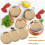 Mason Jar Lids for Canning - Regular Mouth, Reusable Leak Proof Gold Lids (30 Pack) 2