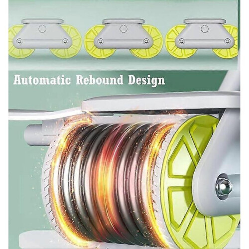 Automatic Rebound Abdominal Wheel, Ab Exercise Roller Wheel with Elbow Support, Ab Workout Equipment for Core Exercise, Ab Machine with Knee Pad for H 2
