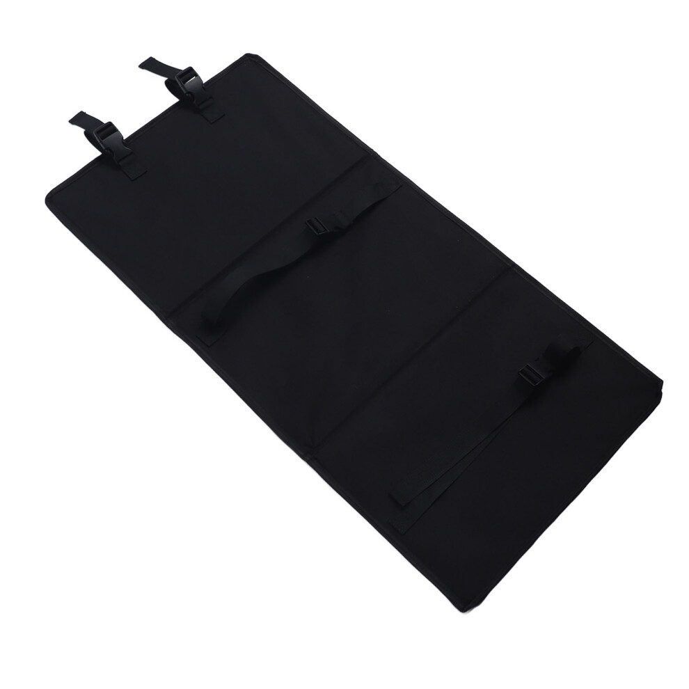 Foldable 600D Oxford Barrier for Kids' Bunk Bed Ladders Black